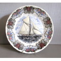 Vintage Currier and Ives Tall Ships Great Republic 10` Wall Plate Churchill Nautical Anchor Sea.