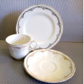 Vintage Grindley England Cream Petal Trio.