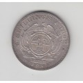 1892 Five Shillings Single Shaft President Kruger Series Zuid Afrikaansche Republiek. 1892 Only
