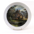 Vintage Constantia Hanging Plate. Old English Thatched Roof Country House. 23cm diameter.