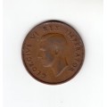 1937 SA Union Half Penny