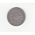 ZAR 1896 Six Pence