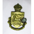 NATAL PROVINCIAL TRAFFICE DEPT OLD CAP BADGE. LUGS CLIPPED.