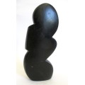 Quality Vintage Hand Carved African Stone Sculpture. 18cm high. 725g.