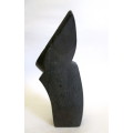 Quality Vintage Hand Carved African Stone Sculpture. 21cm high. 995g.