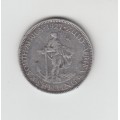 1927 SA Union Silver One shilling. RARE.