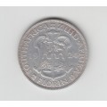1924 Union of South Africa Silver Florin