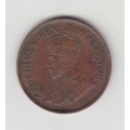 SA Union Bronze 1928 1/2 Penny