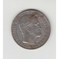Denmark 16 skilling 1856, `King Frederick VII (1848 - 1863)` Silver Coin