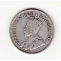 1925 SA Union Silver 2 1/2 Shilling or Half Crown