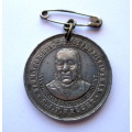 15 yr Commemoration Of Pres. Kruger as President in Lead - Excellent Condition. Very Rare.