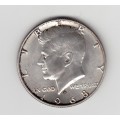 1968 USA Silver Kennedy Half Dollar