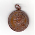 1935 Bronze Jubilee of King George V and Oueeen Mary Medallion 25mm