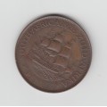 1928 Zuid Africa Union Bronze One Penny