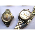 Lot of Five Watches. Not working. Good for Parts or just needs battery.