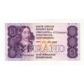 1990 South African Five Rand Note - C L Stals UNC