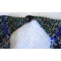 Unusual Beaded Multi-Strand Long Ethnic Necklace 38 strings. Gorgeous