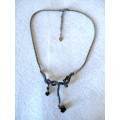 Vintage Marcacite Snake like Necklace. 44cm with extension.