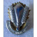 South Africa Africa military badge ` NUTRIMUS UT ANIMUS CAPIATUER `