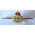 Vintage Military Sweetheart Brooch with enamel Crown