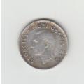 1950 George VI Canadian Silver `Dime` 10 Cents