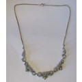 Vintage Marcasite Silver Necklace. Lovely detail. 42cm.