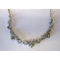 Vintage Marcasite Silver Necklace. Lovely detail. 42cm.