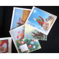 Lot of 20 Vintage Christmas Cards. English and Afrikaans. 13 Envelopes.