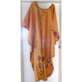 Vintage Fashion Traditional Embroided African Kaftan. Large.