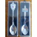 Lot of Two Collectable London Souvenier Spoons. Vintage. Still sealed in original box.