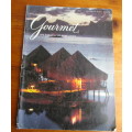 January 1977 Gourmet Magazine of Good Living. 104 pages. Photos and Recipies. Vintage.