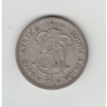 1960 South African Silver Two Shilling
