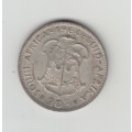1964 South African Silver Twenty Cents