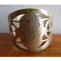 Vintage silver plated serviette/ napkin ring Engraved `Kobus`. Plate worn.