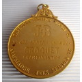 Cape Town Festival Season `75.Croquest Championship Medal