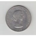 1965 Churchill  British Five Shilling Coin