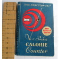 Vintage 1956 Diet Conspiracy Vest Pocket Calorie Counter Dial Away Your Fat Book