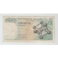 1964 Belgium 20 Francs Banknote