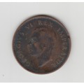 1947 SA Union Bronze One Penny