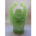 Gorgeous Laughing Resin Jade Budha. 120mm high