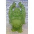 Gorgeous Laughing Resin Jade Budha. 120mm high