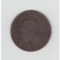 France 1855 A Dix 10 Centimes Coin