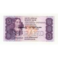 1990 South Africa Reserve Bank Note. C L Stals.