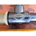 Vintage W Ottway and Co Gun Sight Telescope Pat No 2021 Serial 553. WW1. Original Case. Sell as is.