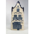 Vintage KLM Blue Delft Dutch Houses.  BOLS Amsterdam Miniature Porcelain House #20