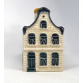 Vintage KLM Blue Delft Dutch Houses.  BOLS Amsterdam Miniature Porcelain House #5