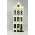 Vintage KLM Blue Delft Dutch Houses.  BOLS Amsterdam Miniature Porcelain House #58