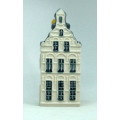 Vintage KLM Blue Delft Dutch Houses. BOLS Amsterdam Miniature Porcelain House #25