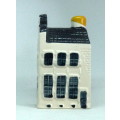 Vintage KLM Blue Delft Dutch Houses. BOLS Amsterdam Miniature Porcelain House #84
