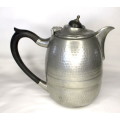 SA UNION !! Vintage Victorian Style Pewter Coffe Pot - Excalibur SA Union 170mm high